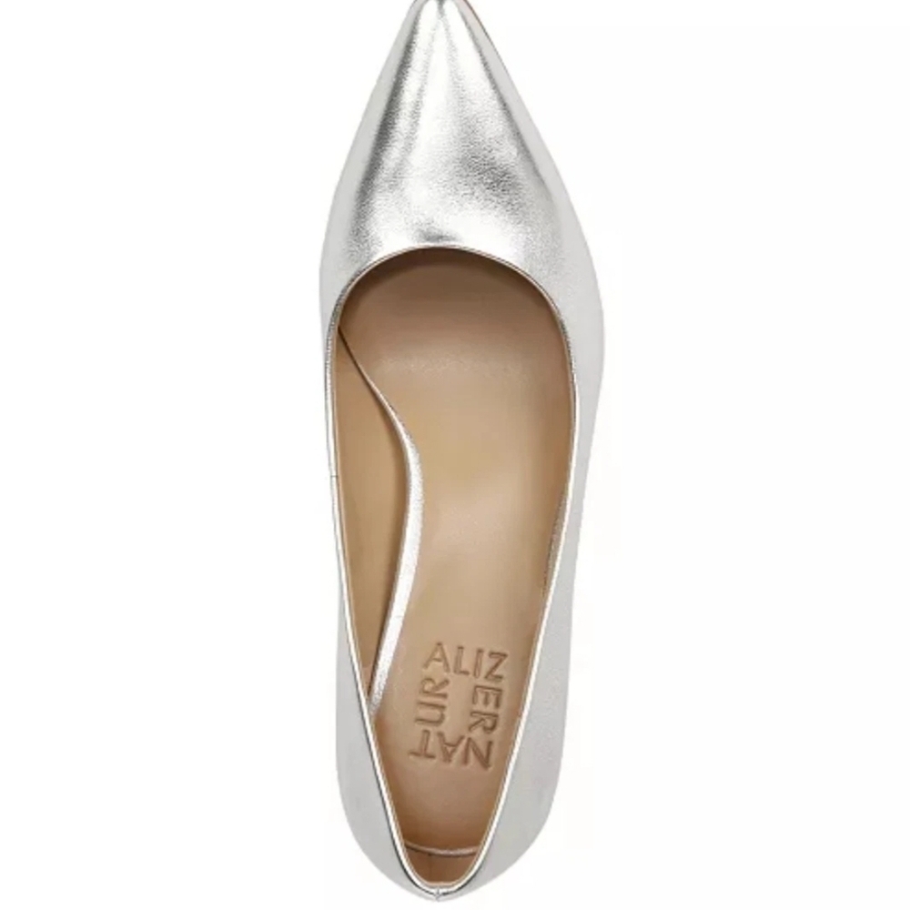 Naturalizer Metallic Silver Heels